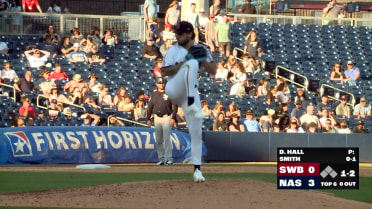 DL Hall racks up six K's