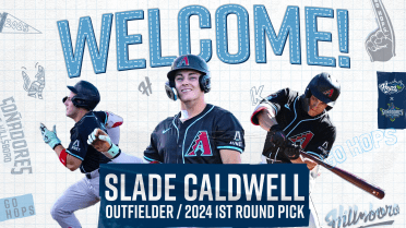 Diamondbacks’ #2 Prospect Slade Caldwell Joins Hillsboro Hops Roster