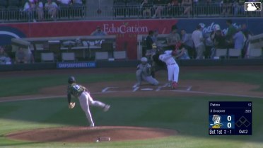 LuJames Groover's solo home run