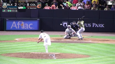 Ian Mejia's fifth K of the day