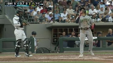 Nacho Alvarez Jr.'s first Triple-A homer