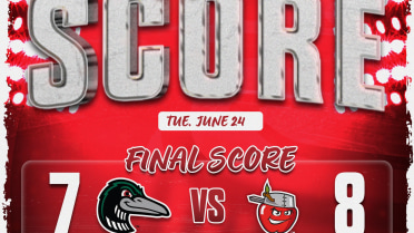 Nevin Homers Twice but Loons Pitching Walks 16 in 8-7 Walk-Off Loss to TinCaps