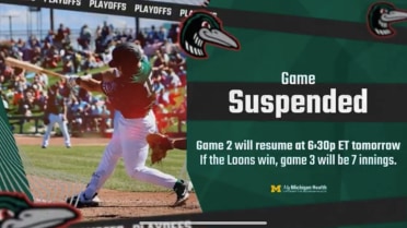 Loons-Kernels Game Two Suspended, Will Be Played Tomorrow