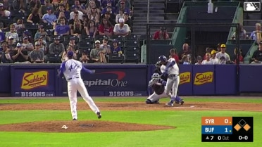 Buffalo Bisons turn triple play