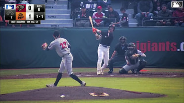 Walker Martin gets his first home run of the season