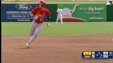 Nathan Church's first triple of the season