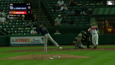 Mick Abel sixth strikeout of the game