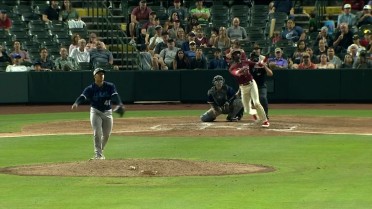 Sebastian Walcott's two-run home run
