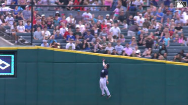 Chase DeLauter's leaping catch