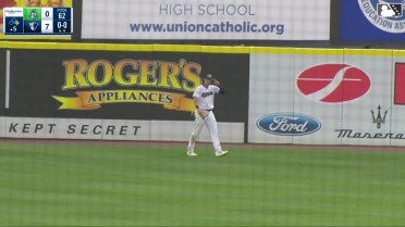 Spencer Jones' great sliding catch in the gap