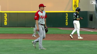 Ryan Bergert collects his 4th strikeout of the game