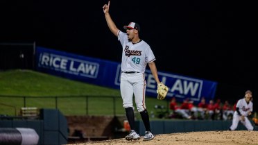 German shines in rain-shortened Baysox win over Harrisburg