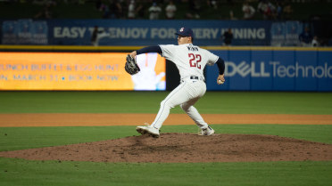 Express INF Blaine Crim, RHP Cole Winn Earn Texas Rangers Minor League Awards for April