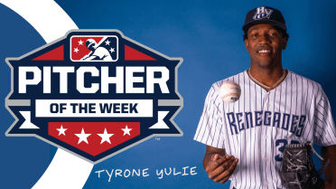 Honored: Tyrone Yulie named SAL Pitcher of the Week