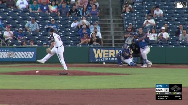 Kevin Alcántara's first Triple-A hit