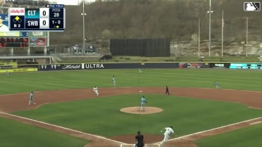 Colson Montgomery turns an unassisted double play