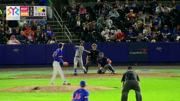 Nathan Lukes' hits a three-run, two-out home run