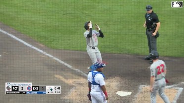 Angels No. 1 prospect Christian Moore crushes his fir