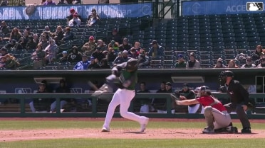 Josue De Paula's first homer of the season