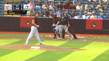 Garrett Baumann strikes out seven batters