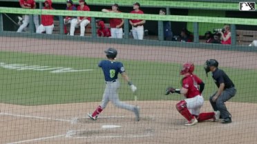 Dylan Dreiling's three-run home run