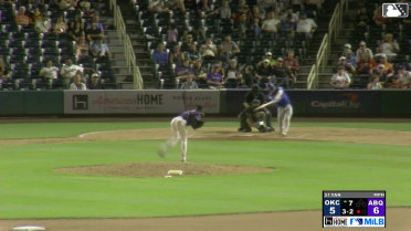 Alex Freeland's solo home run