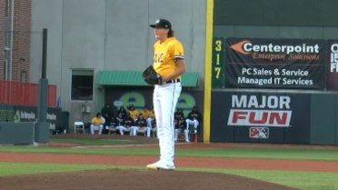 Olson notches nine strikeouts in playoff start