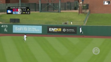 James Outman's leaping catch
