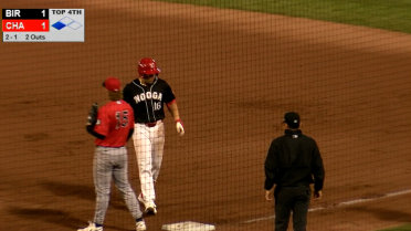 Sal Stewart racks up a three-hit game