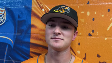 Outfielder Joe Lampe - RubberDucks Warmup, June 2025