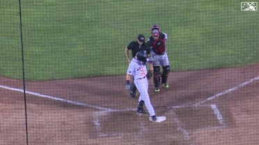 Cutter Coffey clubs his fifth homer of the year