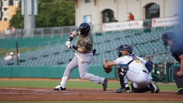 Boeve Reaches Base Six Times in Shuckers Doubleheader Split in Pensacola