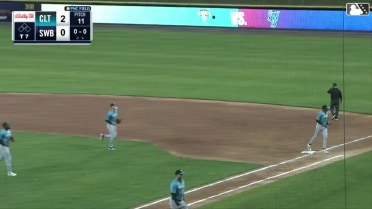Nick Nastrini strikes out his final batter