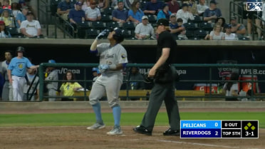 Moises Ballesteros lifts solo home run to right