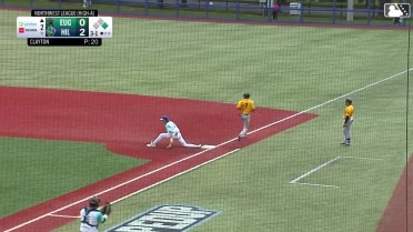 Demetrio Crisantes' backhanded glove flip