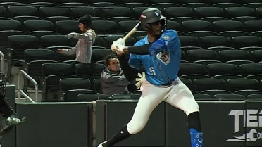 Denzel Clarke collects four hits