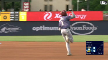 Sebastian Walcott's leadoff home run