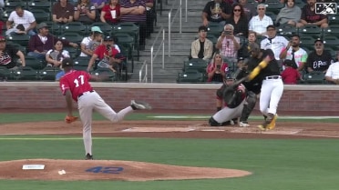 Fernando Tatis Jr. hits a solo homer to left-center