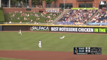 Tristan Peters's diving catch