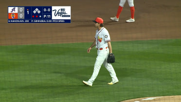 J.T. Ginn strikes out the side in the 1st