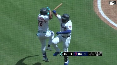 Agustin Ramírez's first homer