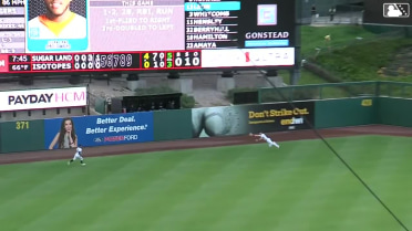 Sam Hilliard's incredible diving catch in center