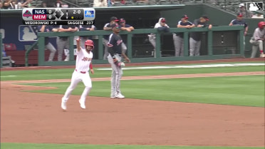 Thomas Saggese crushes his fourth homer of the year