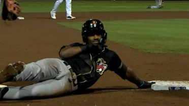 E.J. Exposito hits for the cycle