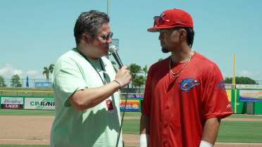 Threshers Kodey Shojinaga hit the walk-off on Sunday