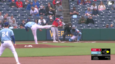 Owen Caissie's two-run homer