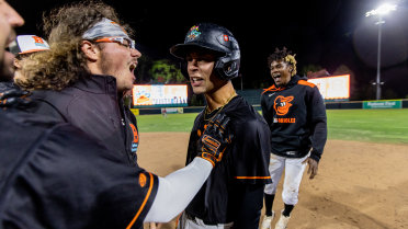 Baysox walk off Curve in 12 innings on Saturday night