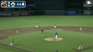 Alex Mooney's outstanding diving stop