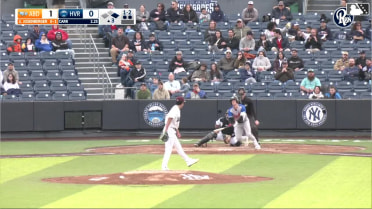 Mac Horvath's first homer of the year