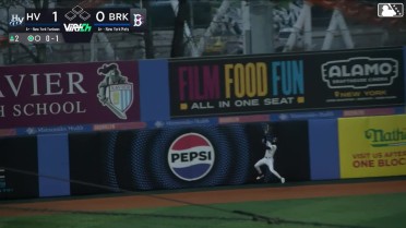 Eli Serrano III's leaping catch into the wall